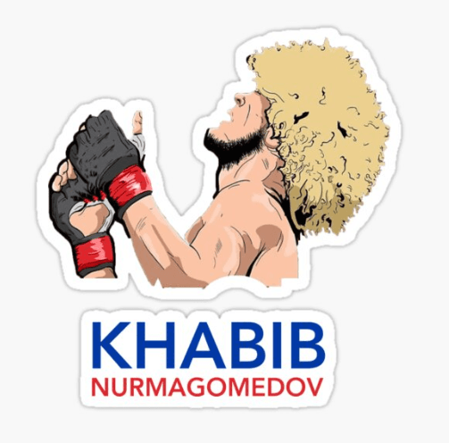 Khabib Praying - artwork 1